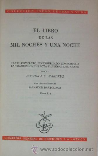 Libros de segunda mano: EL LIBRO DE LAS MIL Y UNA NOCHE - 3 TOMOS - Foto 8