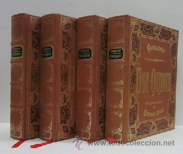 Libros de segunda mano: DON QUIJOTE DE LA MANCHA - 4 TOMOS - Foto 1