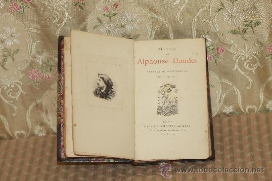 Libros de segunda mano: 2824- OUVRES DE ALPHONSE DAUDET. EDIT. ALPHONSE LEMERRE. 1826. - Foto 1