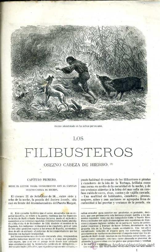 Libros de segunda mano: G. AIMARD : LOS FILIBUSTEROS (TASSO, 1875) AYMARD - Foto 2