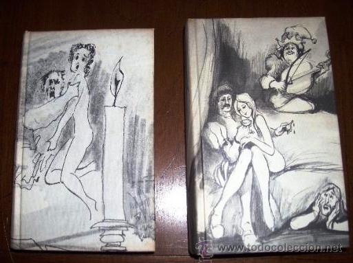Libros de segunda mano: El Decamer&oacute;n de Boccaccio y El Heptameron de M. de Valois, ilustrados por Munoa de C. de Lectores