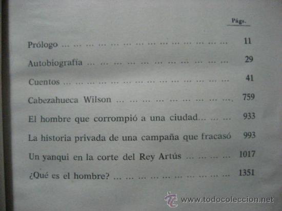 Libros de segunda mano: obras, mark twain,1962 ,plaza y janes ed, ref bols b1 - Foto 17