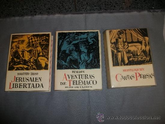 Libros de segunda mano: JERUSALEN LIBERTADA-AVENTURAS DE TEL&Eacute;MACO-CARTAS PERSAS - Foto 1