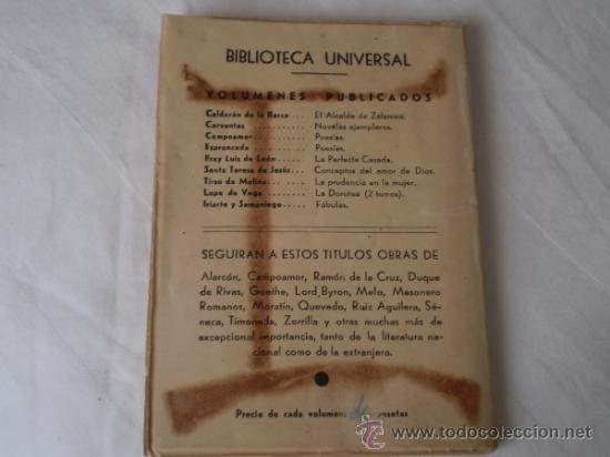Libros de segunda mano: CALDERON DE LA BARCA,EL ALCALDE DE ZALAMEA Y 4 ENTREMESE,HERNANDO,1944 - Foto 2