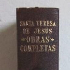 Libros de segunda mano: OBRAS COMPLETAS DE SANTA TERESA DE JESUS DE AGUILAR. Lote 38194365