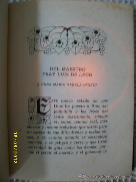 Libros de segunda mano: LA PERFECTA CASADA F. LUIS DE LE&Oacute;N - Foto 5