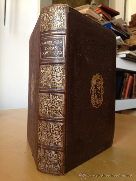 Libros de segunda mano: OBRAS COMPLETAS. GABRIEL MIRO. 1853. BIBLIOTECA NUEVA. - Foto 1