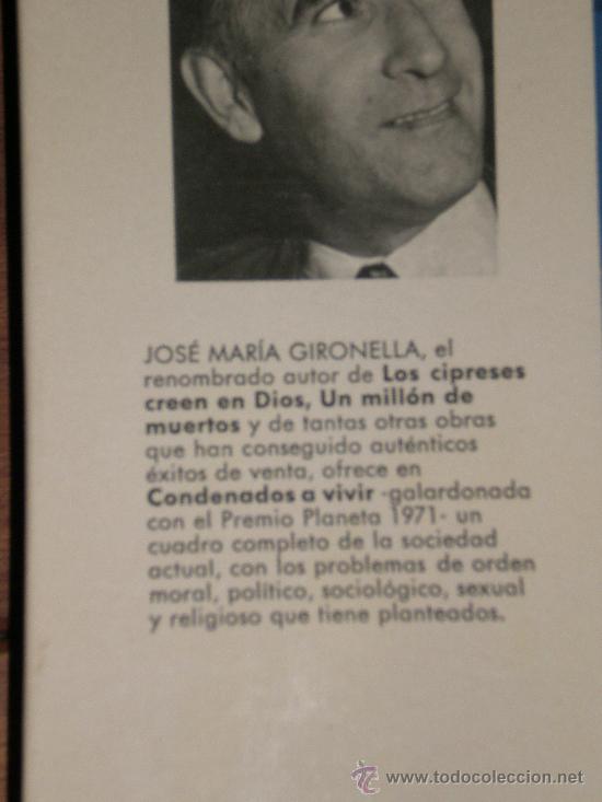 Libros de segunda mano: LOS CIPRESES CREEN EN DIOS Y UN MILL&Oacute;N DE MUERTOS - Foto 2