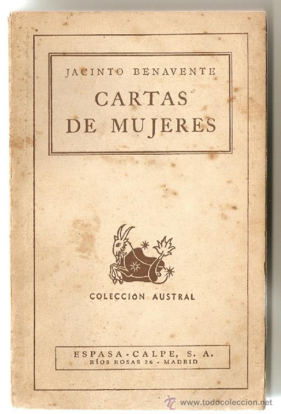 Libros de segunda mano: CARTAS DE MUJERES - JACINTO BENAVENTE - Foto 1
