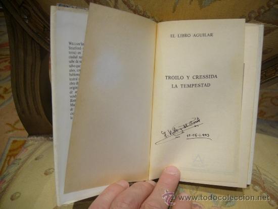 Libros de segunda mano: &rdquo;TROILO Y CRESSIDA&rdquo; Y &rdquo;LA TEMPESTAD&rdquo; DE WILLIAM SHAKESPEARE. EL LIBRO AGUILAR N&ordm; 36. - Foto 4