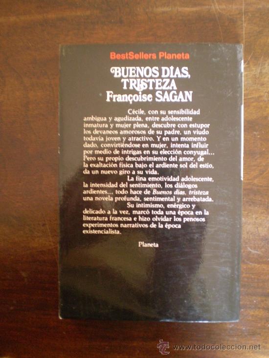 Libros de segunda mano: BUENOS DIAS TRISTEZA DE FRANCOISE SAGAN - Foto 3