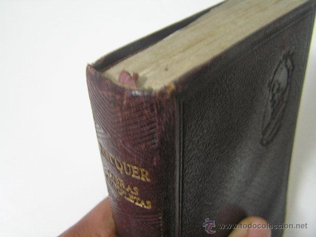 Libros de segunda mano: obras completas,gustavo adolfo becquer,1937, aguilar ed, ref crstl - Foto 3