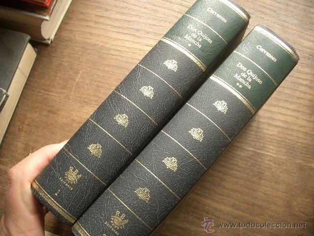 Libros de segunda mano: Don quijote en dos tomos - Foto 1