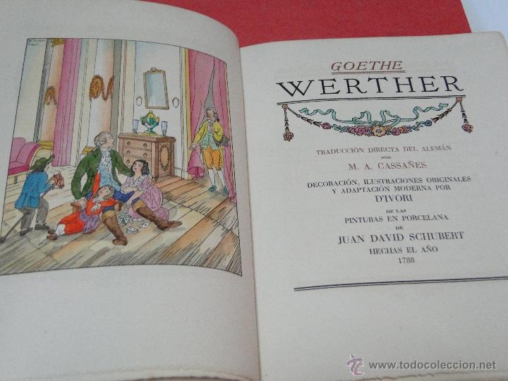 Libros de segunda mano: LAS DESVENTURAS DEL JOVEN WERTHER .- J. W. GOETHE - Foto 1