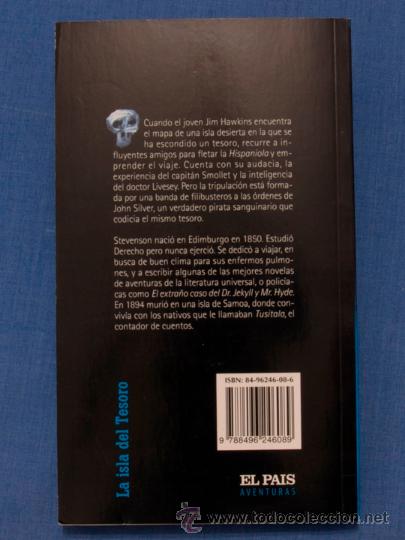 Libros de segunda mano: LA ISLA DEL TESORO. ROBERT LOUIS STEVENSON. El Pa&iacute;s Aventuras, 2003 - Foto 2