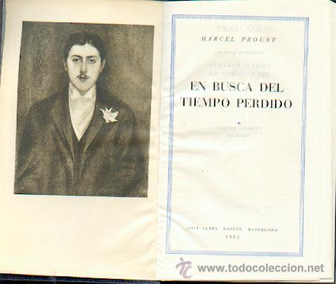 Libros de segunda mano: 1&ordf; EDICI&Oacute;N EN BUSCA DEL TIEMPO PERDIDO, MARCEL PROUST - Foto 1
