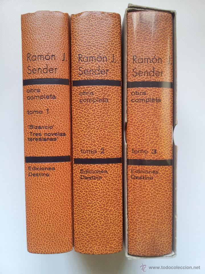 Libros de segunda mano: OBRA COMPLETA (3 TOMOS). RAM&Oacute;N J. S&Eacute;NDER. DESTINO. 1976 - Foto 1