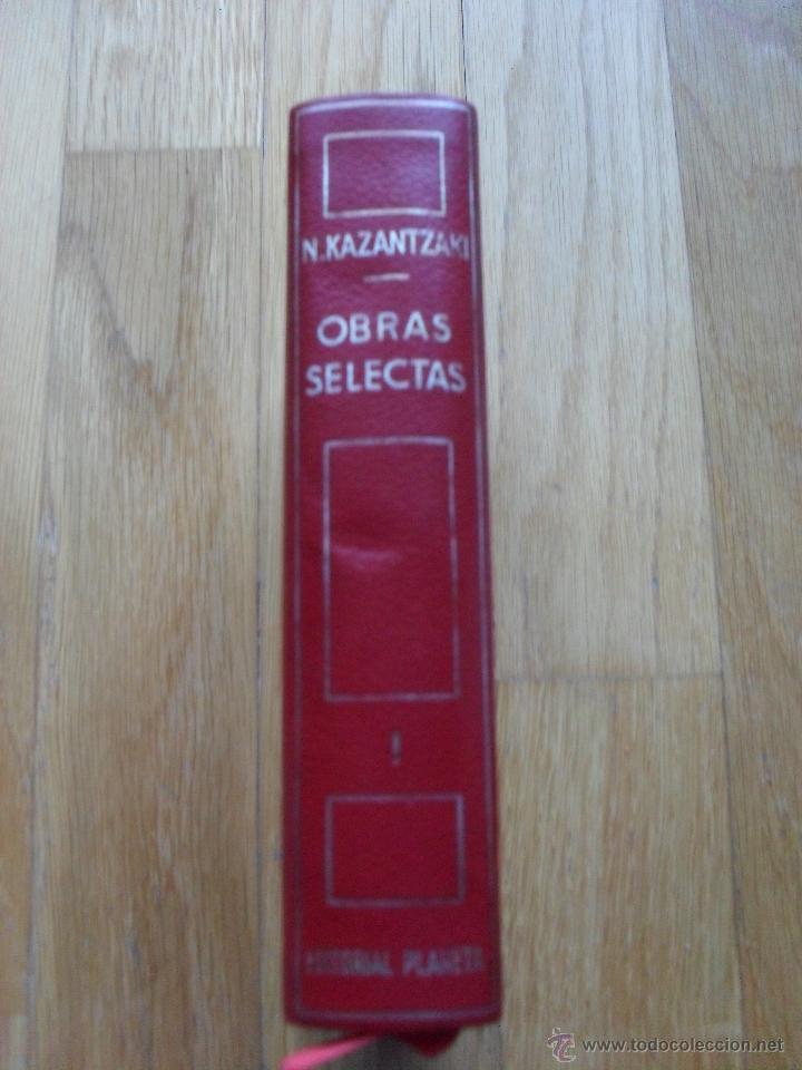 Libros de segunda mano: OBRAS SELECTAS, N.Kazantzaki, Editorial Planeta - Foto 1