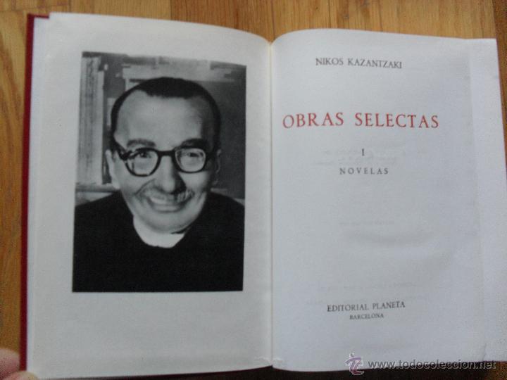 Libros de segunda mano: OBRAS SELECTAS, N.Kazantzaki, Editorial Planeta - Foto 3