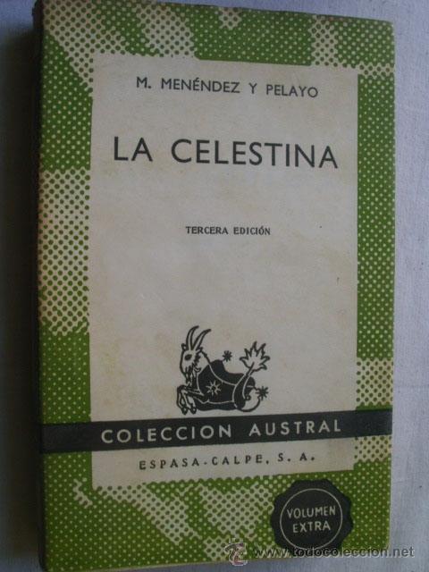 Libros de segunda mano: LA CELESTINA. MEN&Eacute;NDEZ Y PELAYO, M.. 1958 - Foto 1