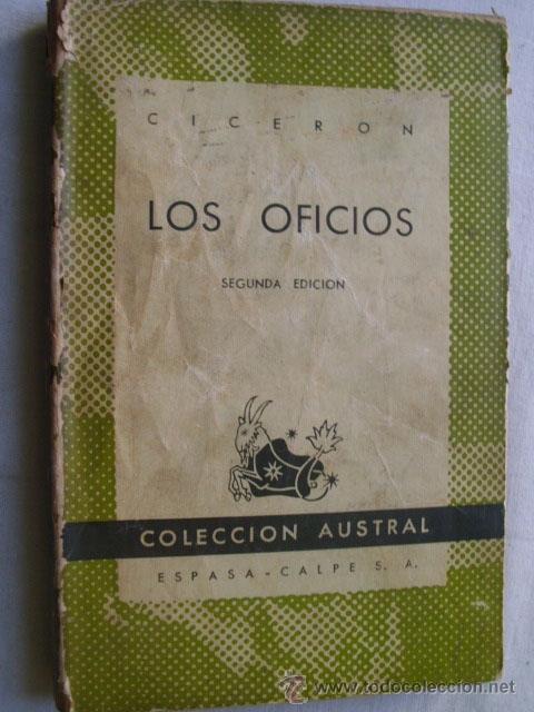 Libros de segunda mano: LOS OFICIOS. CICER&Oacute;N. 1946 - Foto 1