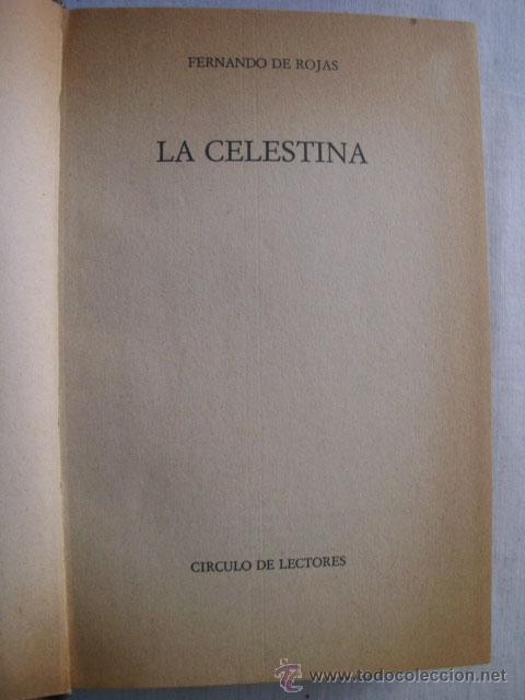 Libros de segunda mano: LA CELESTINA. DE ROJAS, Fernando. 1966 - Foto 2