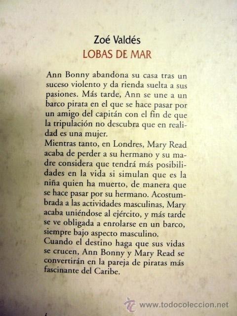 Libros de segunda mano: LOBAS DE MAR _ Zo&eacute; Vald&eacute;s - Foto 2