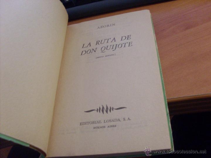 Libros de segunda mano: LA RUTA DE DON QUIJOTE (AZORIN) (LB34) - Foto 3