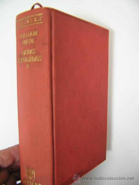 Libros de segunda mano: william irish obras escogidas,1960,aguilar ed,ref &ntilde;&ntilde;8 - Foto 1