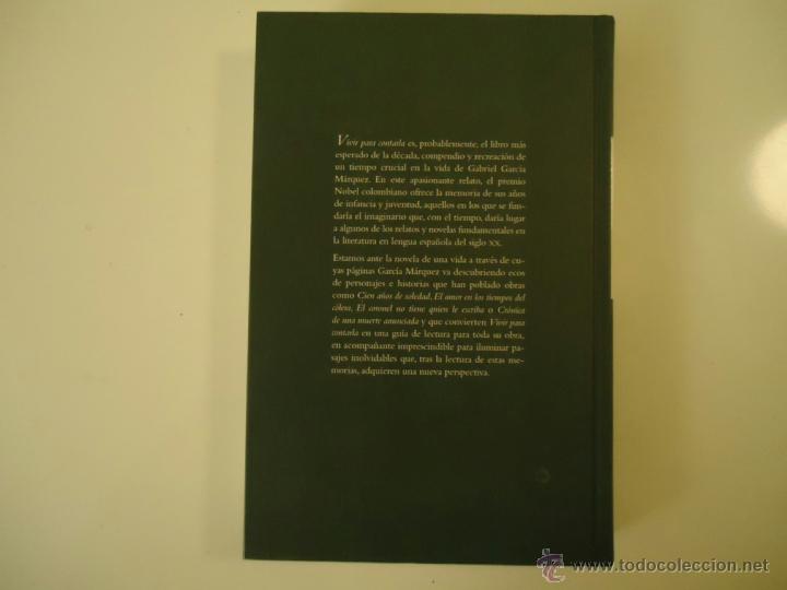 Libros de segunda mano: Vivir para contarla II - Foto 2
