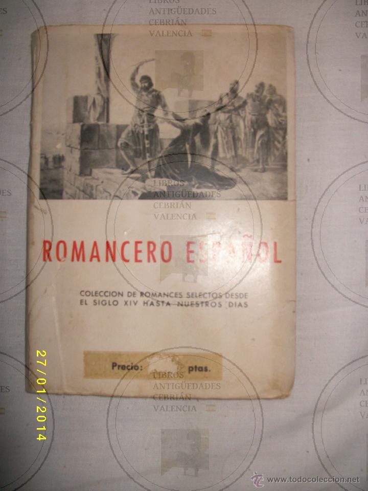 Libros de segunda mano: ROMANCERO ESPA&Ntilde;OL - Foto 1