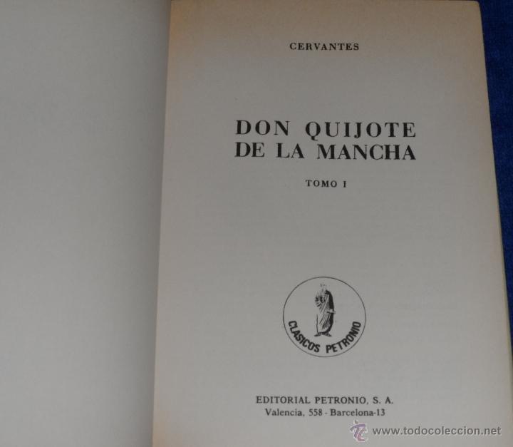 Libros de segunda mano: Don Quijote de La Mancha - Petronio (1973) &iexcl;Impecables! - Foto 3