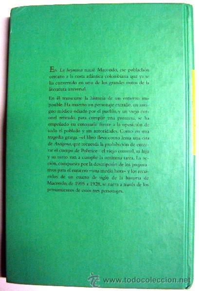 Libros de segunda mano: LA HOJARASCA - GABRIEL GARCIA MARQUEZ - Foto 2