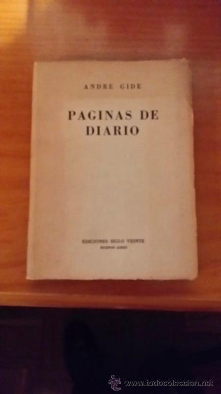 Libros de segunda mano: P&Aacute;GINAS DE DIARIO de ANDR&Eacute; GIDE - Foto 1