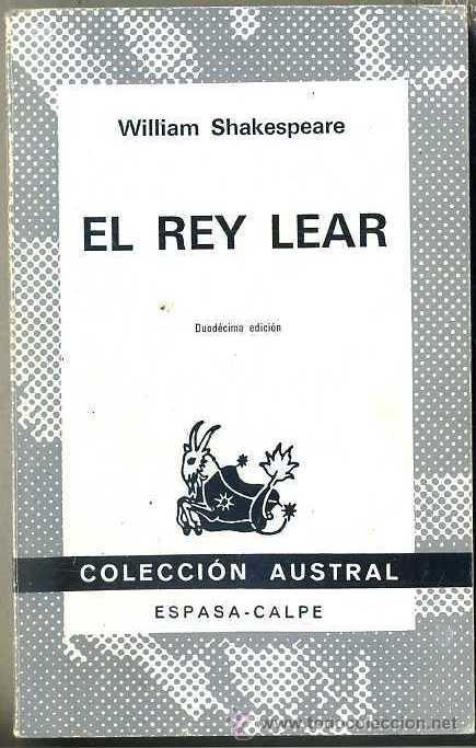 Libros de segunda mano: AUSTRAL 54 : SHAKESPEARE - EL REY LEAR - Foto 1
