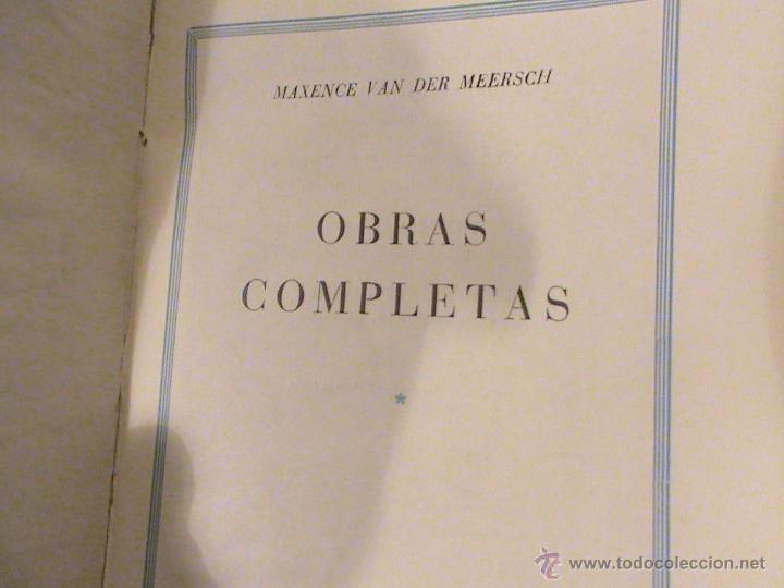 Libros de segunda mano: Maxence Van Der Meersch. Obras completas. I - Foto 1