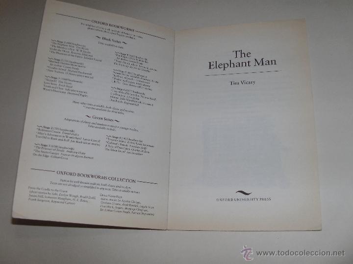 Libros de segunda mano: THE ELEPHANT MAN - TYM VICARY - - Foto 2