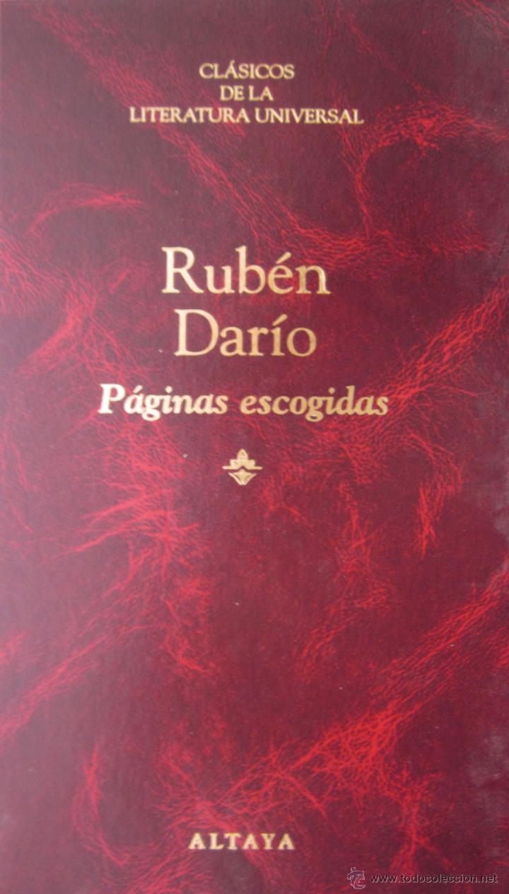 Libros de segunda mano: P&Aacute;GINAS ESCOGIDAS. RUBEN DARIO - Foto 1