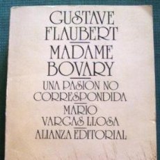 Libros de segunda mano: LIBRO MADAME BOVARY DE FLAUVERT PROLOGO DE VARGAS LLOSA ALIANZA EDITORIAL