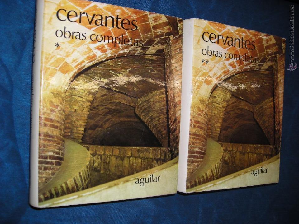 Libros de segunda mano: CERVABTES OBRAS COMPLETA   AGUILAR    2 VOLS. - Foto 1