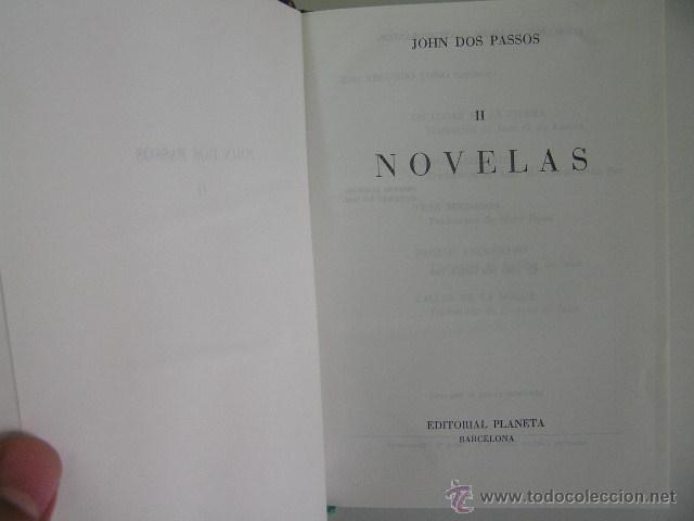 Libros de segunda mano: novelas II,john dos passos,1959,planeta ed, ref d11 - Foto 4