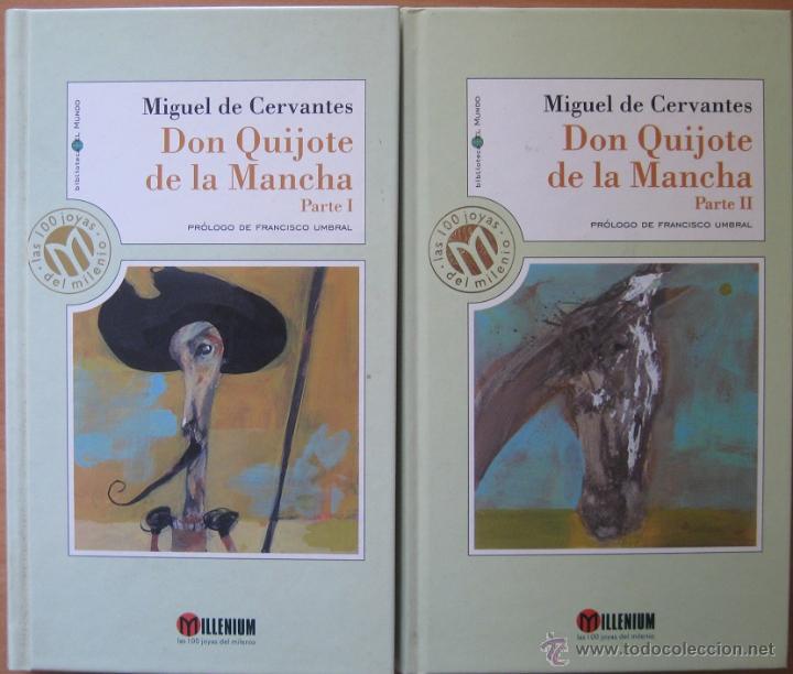 Libros de segunda mano: DON QUIJOTE DE LA MANCHA. MIGUEL DE CERVANTES (2 TOMOS-MILLENIUM 1999) - Foto 1