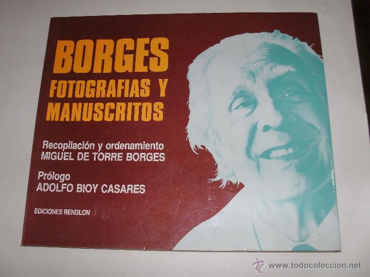 Libros de segunda mano: JORGE LUIS BORGES - FOTOGRAFIAS Y MANUSCRITOS - - Foto 1
