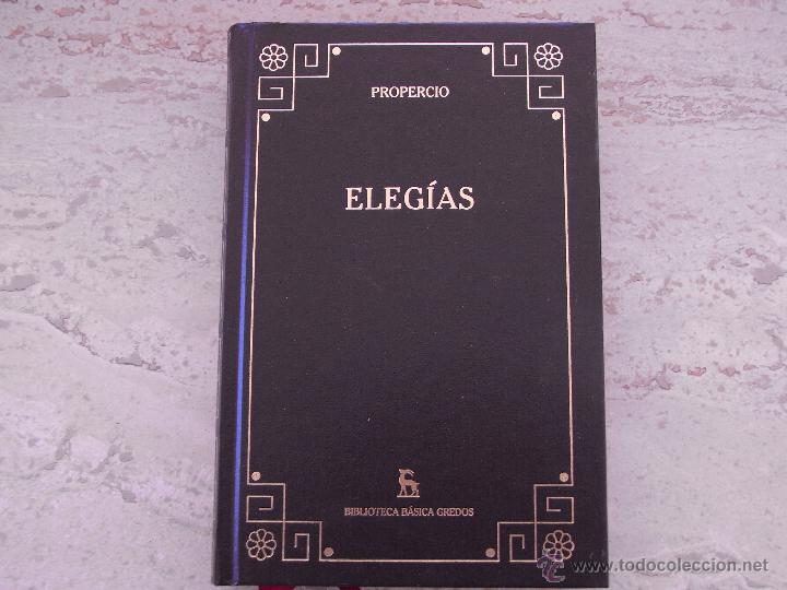 Libros de segunda mano: eleg&iacute;as. Propercio. - Foto 1