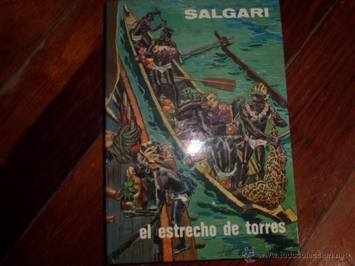 Libros de segunda mano: SALGARI N&ordm; 49 EL ESTRECHO DE TORRES GAHE - Foto 1