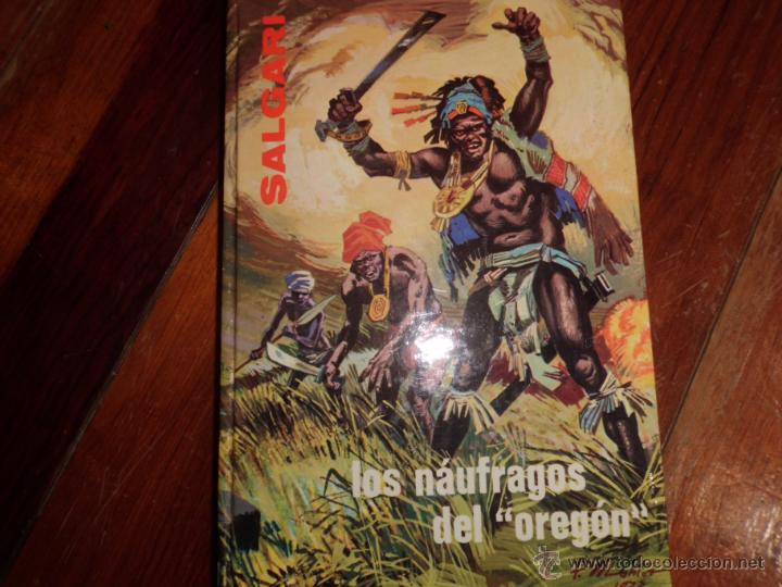 Libros de segunda mano: SALGARI N&ordm; 40 LOS NAUFRAGOS DEL OREGON GAHE - Foto 1