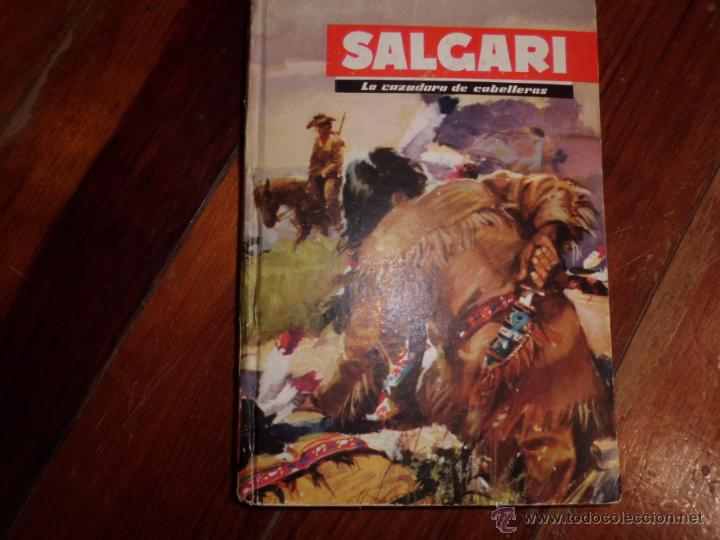Libros de segunda mano: SALGARI N&ordm; 1 LA CAZADORA DE CABELLERAS EDITORIAL MOLINO - Foto 1