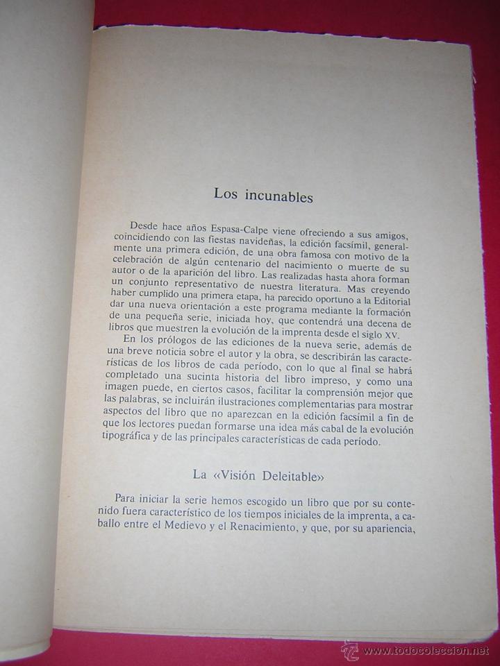 Libros de segunda mano: 1983 - ALFONSO DE LA TORRE - VISION DELEITABLE DE LA FILOSOFIA - FACSIMIL DEL INCUNABLE DE 1489 - Foto 3