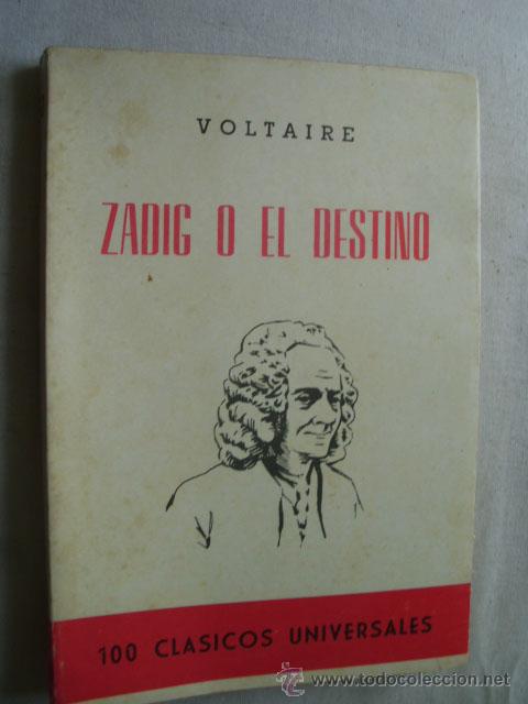 Libros de segunda mano: ZADIG O EL DESTINO.  VOLTAIRE. 1970 - Foto 1
