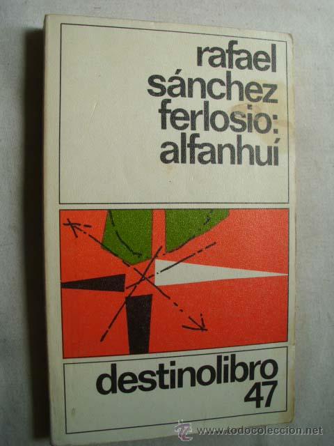 Libros de segunda mano: ALFANHU&Iacute;. S&Aacute;NCHEZ FERLOSIO, Rafael. 1981 - Foto 1